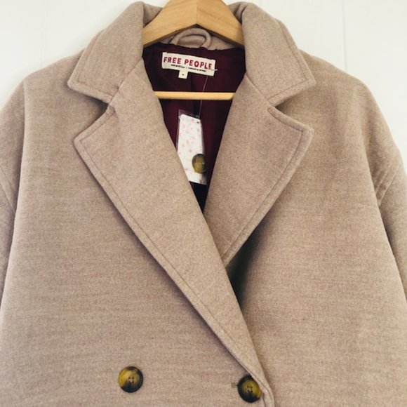 Free People Hannah Slouchy Double Breasted Blazer - Picture 11 of 16